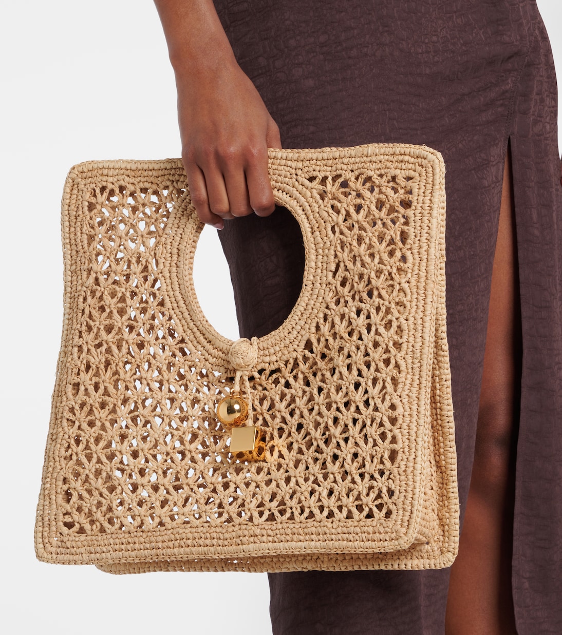 Spiaggia Small raffia tote bag | Jacquemus