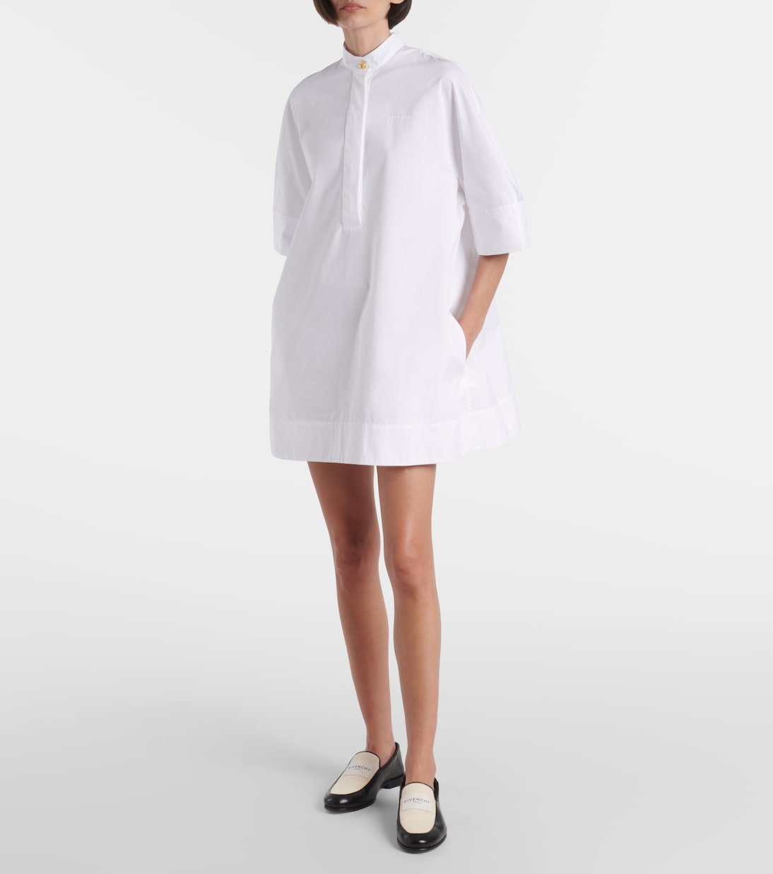 Hemdblusenkleid aus Baumwollpopeline | Givenchy