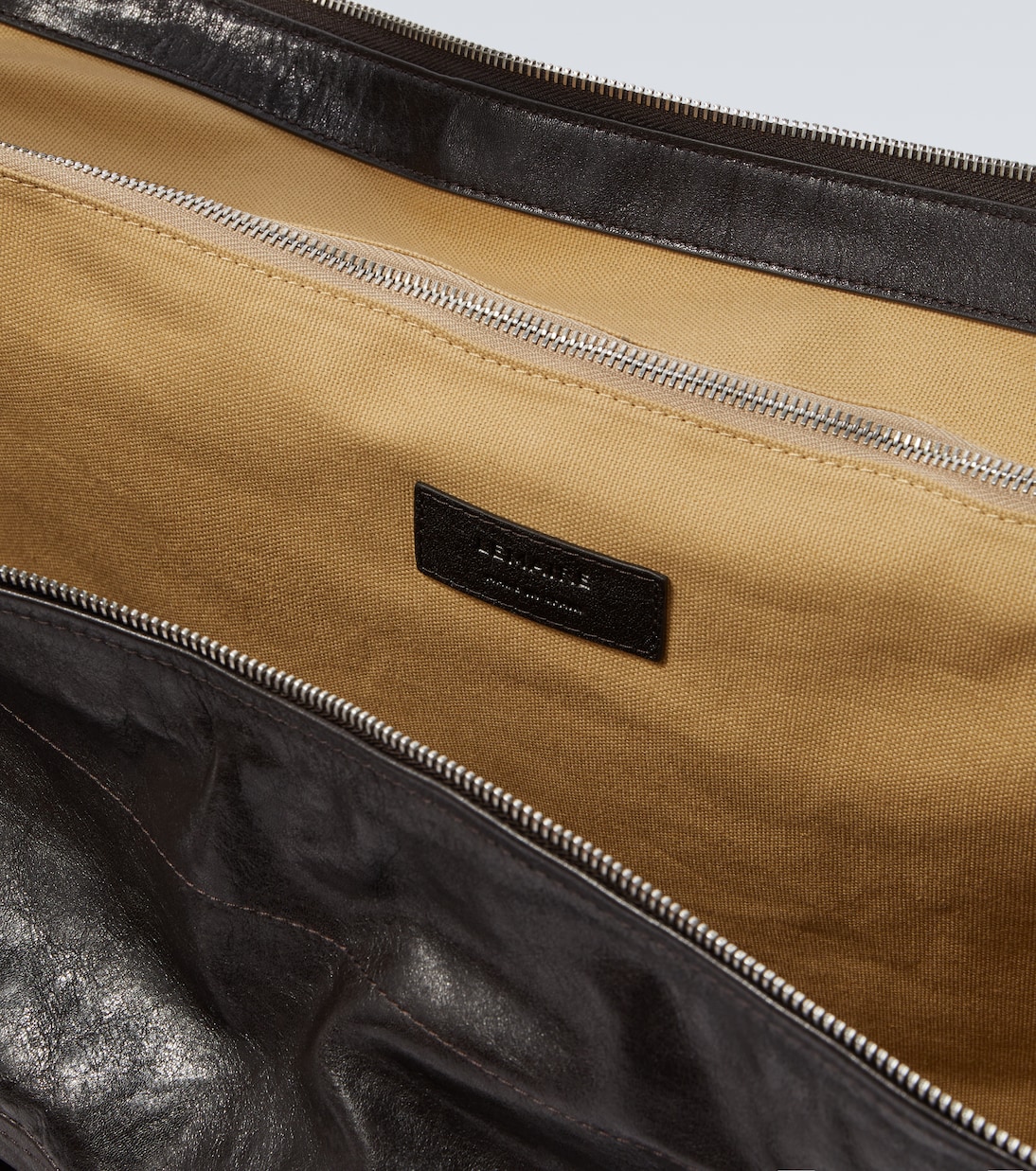 Berlingot 72H leather duffel bag | Lemaire