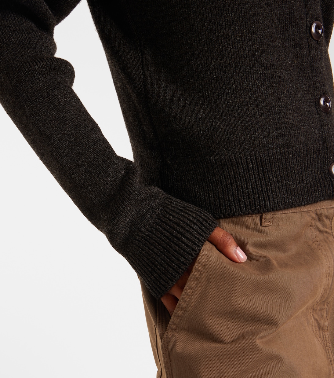 Ribbed-knit cardigan | Lemaire