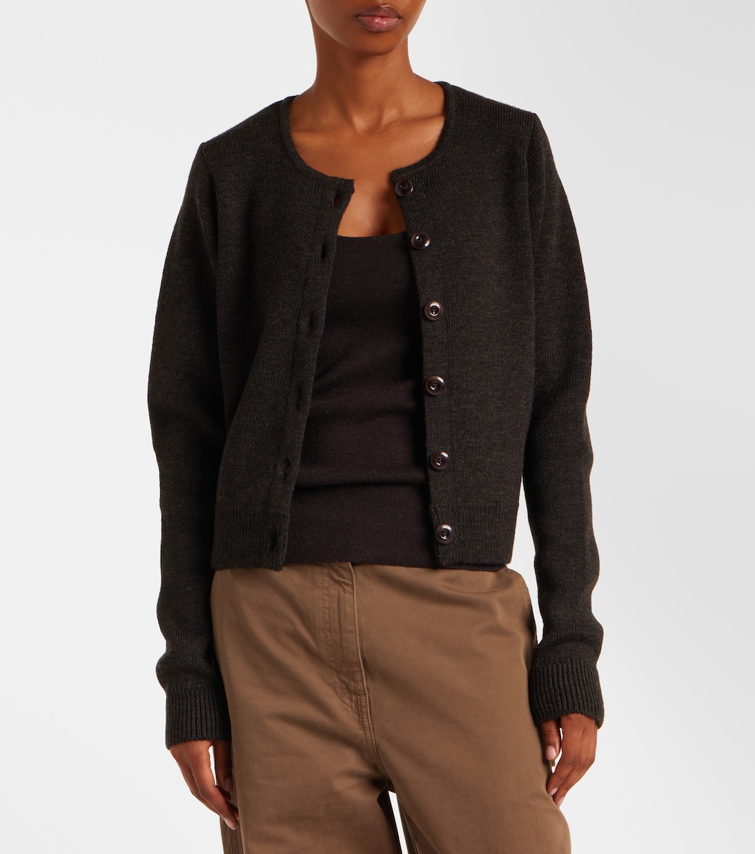 Ribbed-knit cardigan | Lemaire