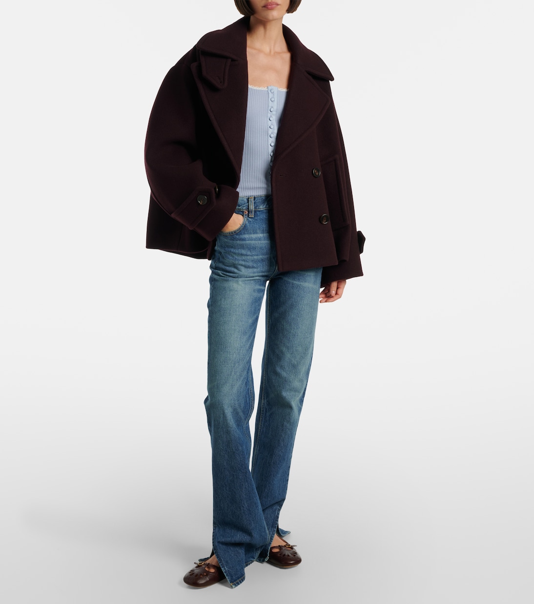 Cardigan aus Baumwolle mit Spitze | Chloé