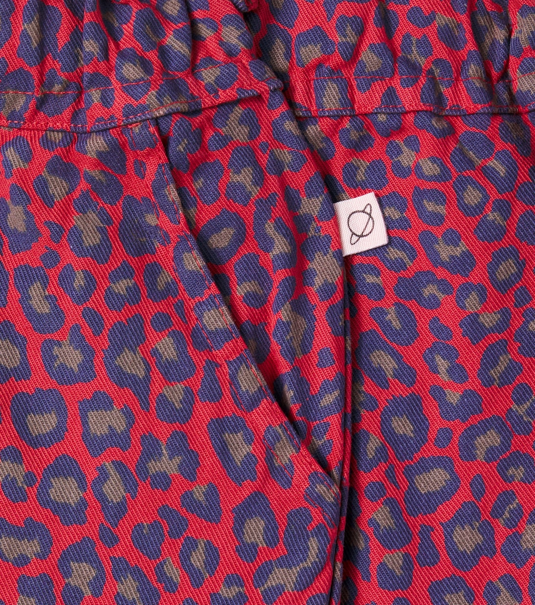 Paola animal-printed cotton pants | Cozmo