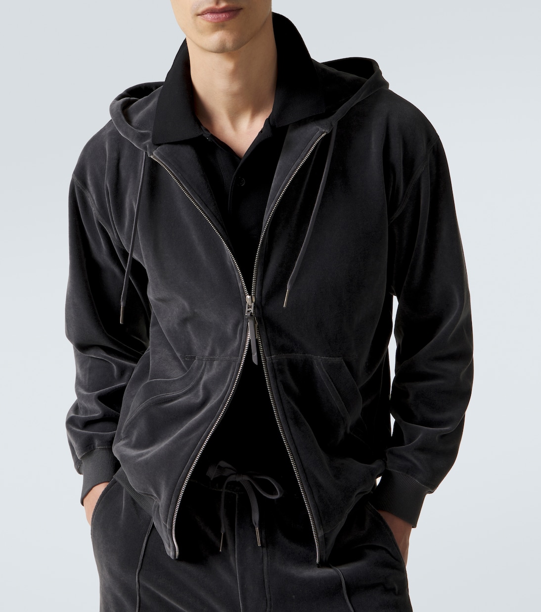 Kapuzenjacke aus Samt  | Tom Ford