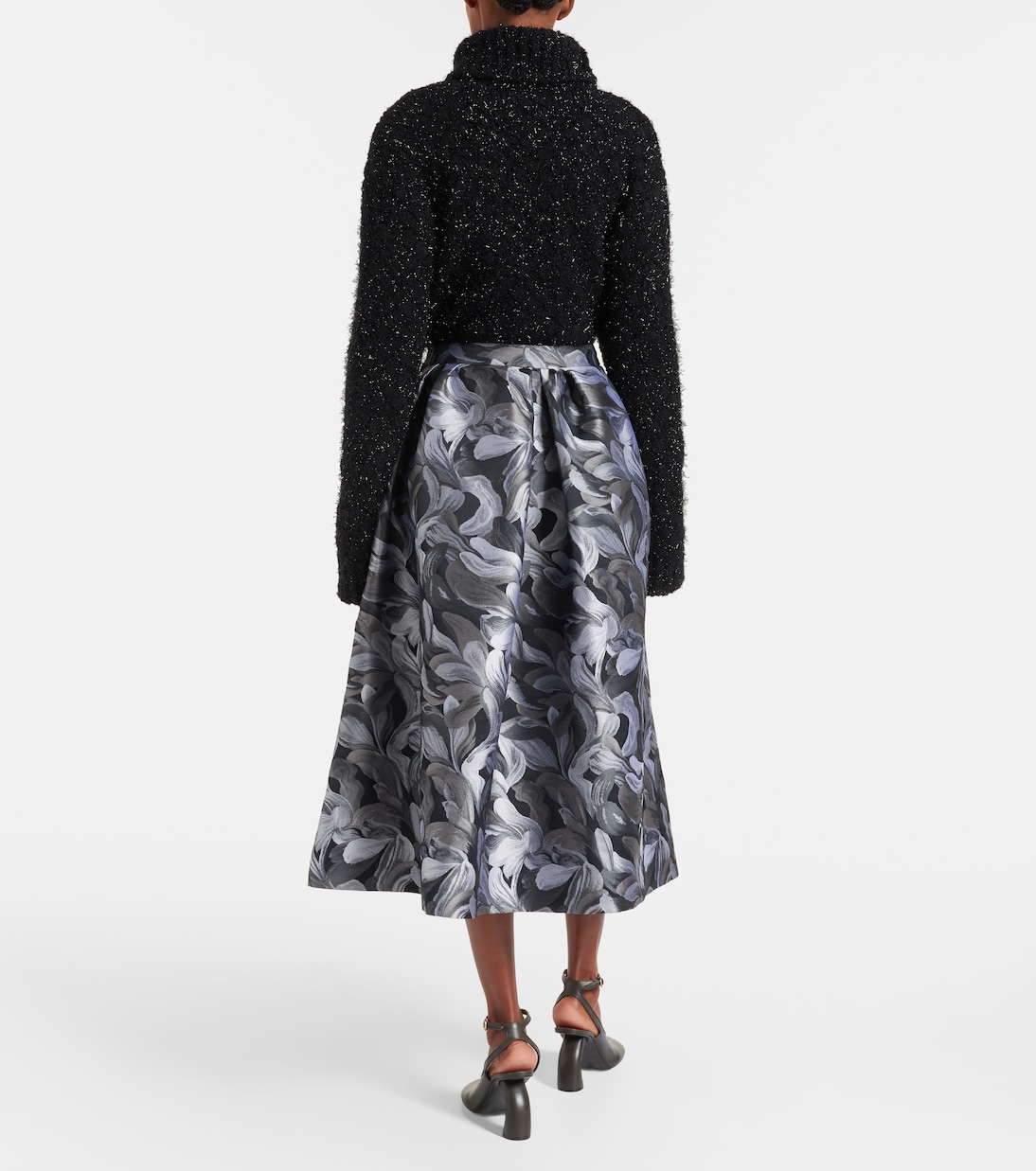 Jacquard midi skirt | Dries Van Noten