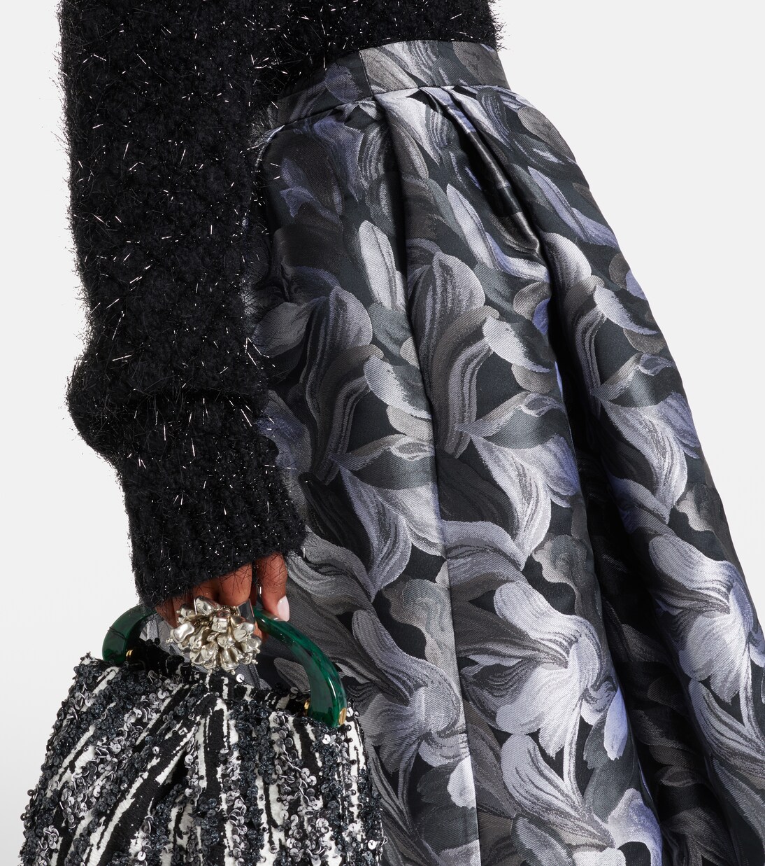 Jacquard midi skirt | Dries Van Noten
