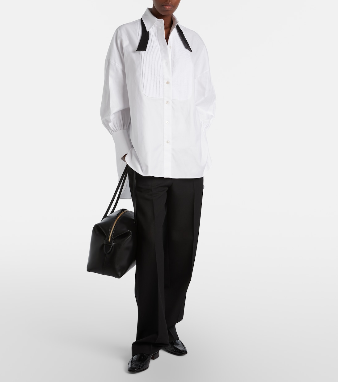 Stockholm Large suede top-handle bag | DeMellier