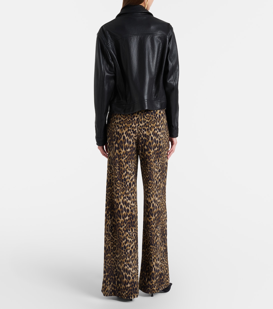 Adriel leopard-print wide-leg pants | Nili Lotan