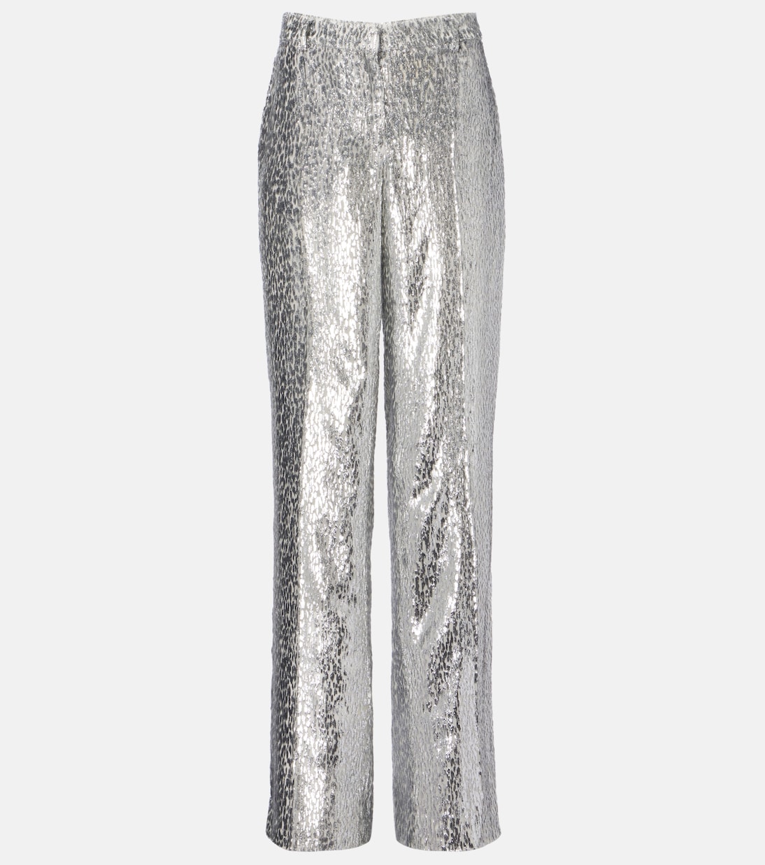 Fil coupé lamé wide-leg pants | Stella McCartney