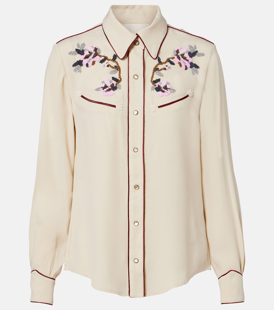 Yzea beaded cady shirt | Isabel Marant