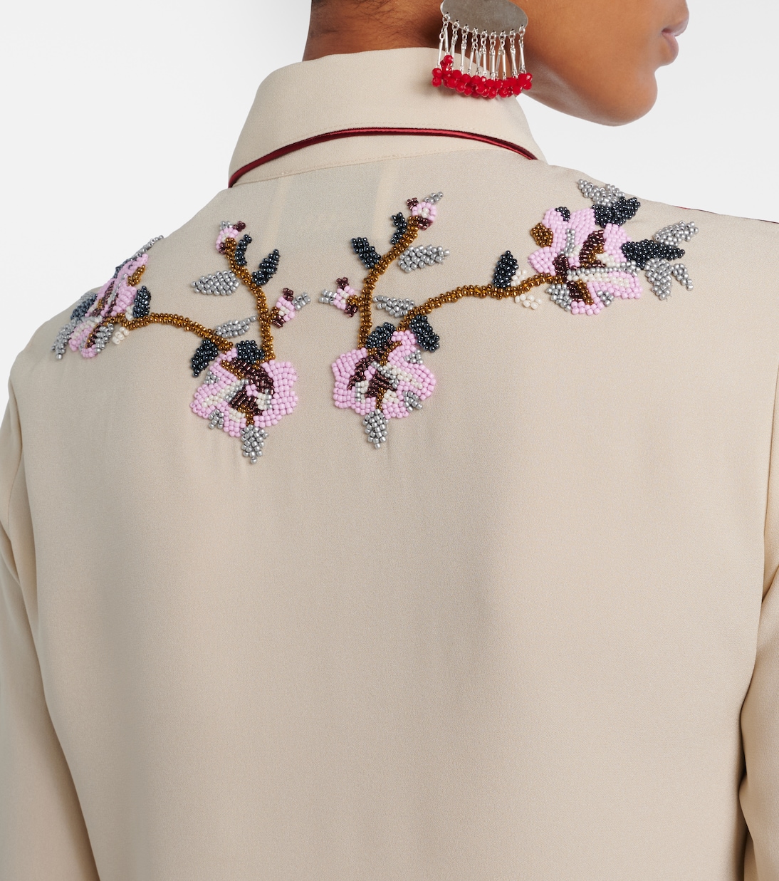 Yzea beaded cady shirt | Isabel Marant