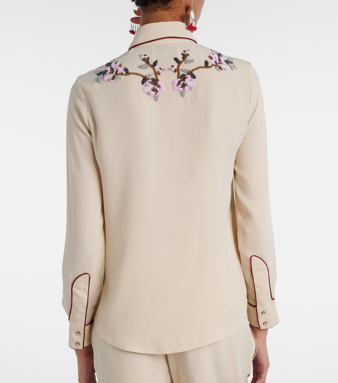 Yzea beaded cady shirt | Isabel Marant