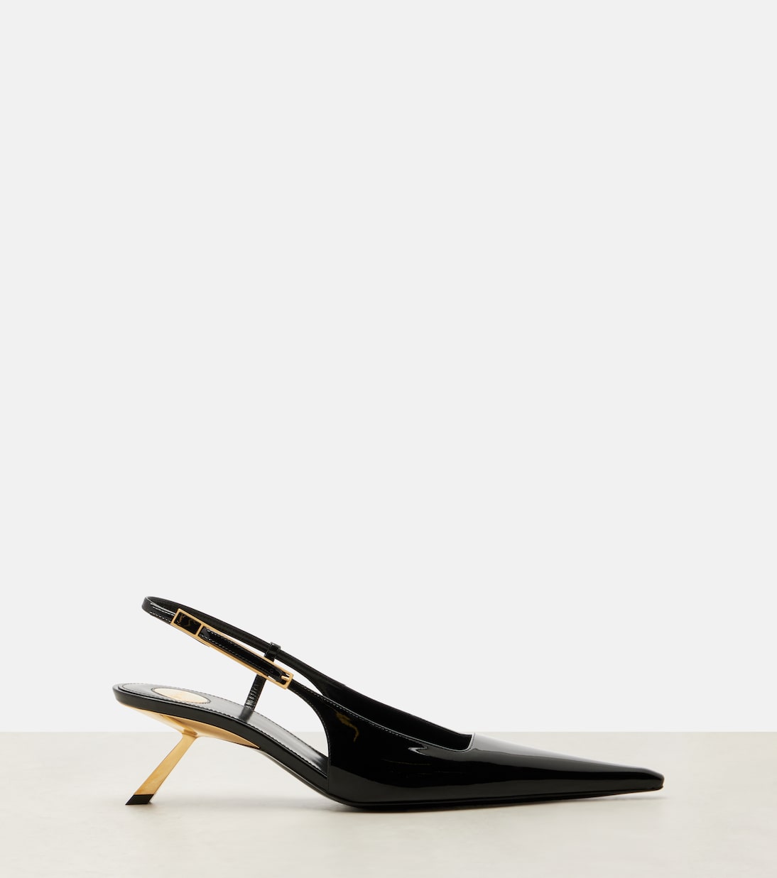 Lee patent leather slingback pumps | Saint Laurent