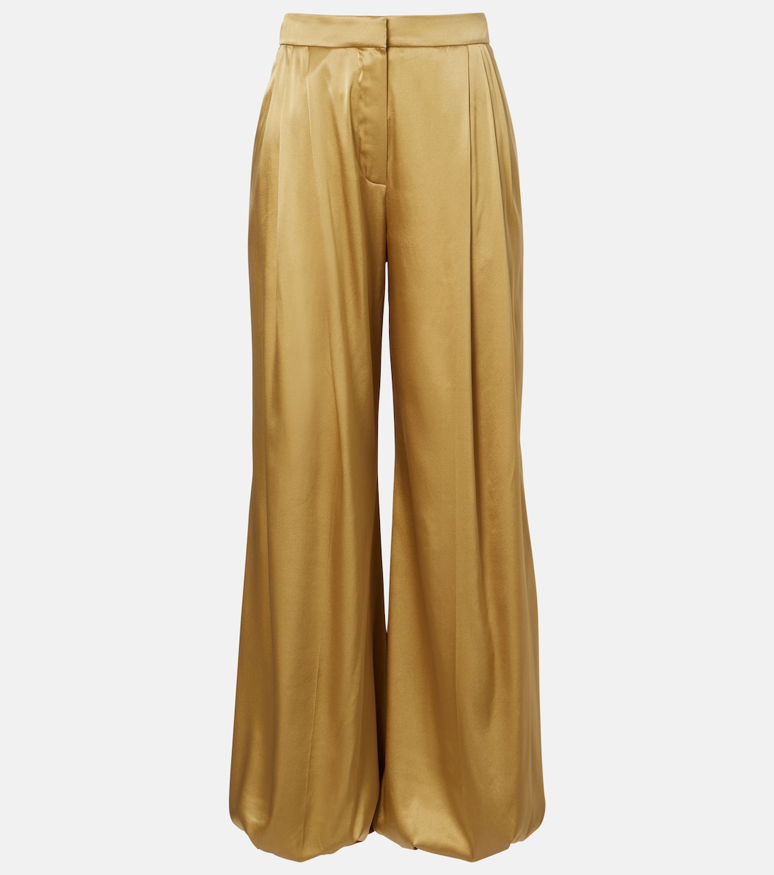 Silk-blend satin wide-leg pants | Nina Ricci