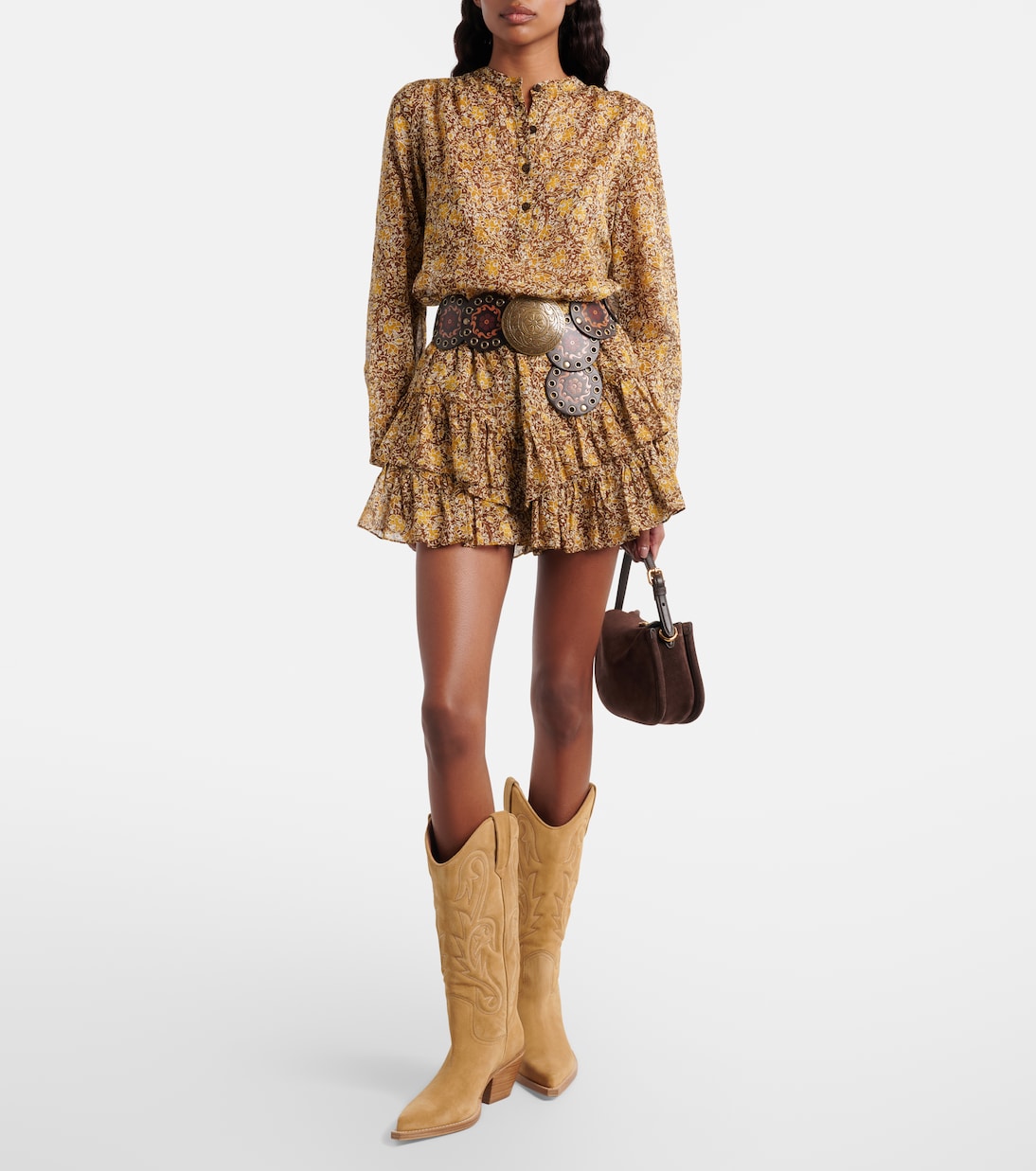 Dakota suede cowboy boots | Paris Texas