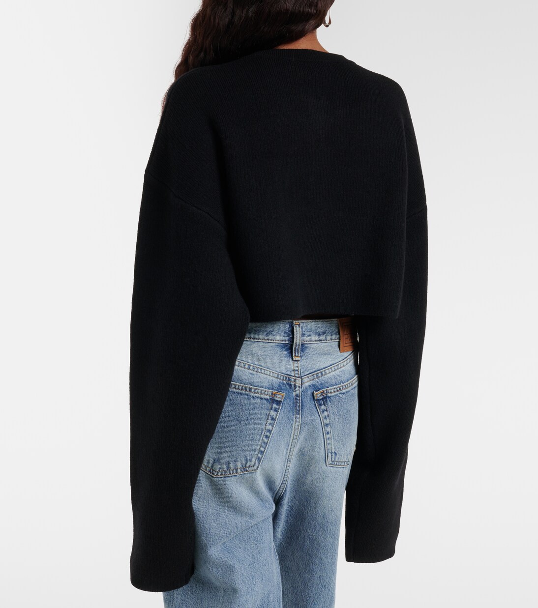 Cropped wool-blend cardigan | Toteme