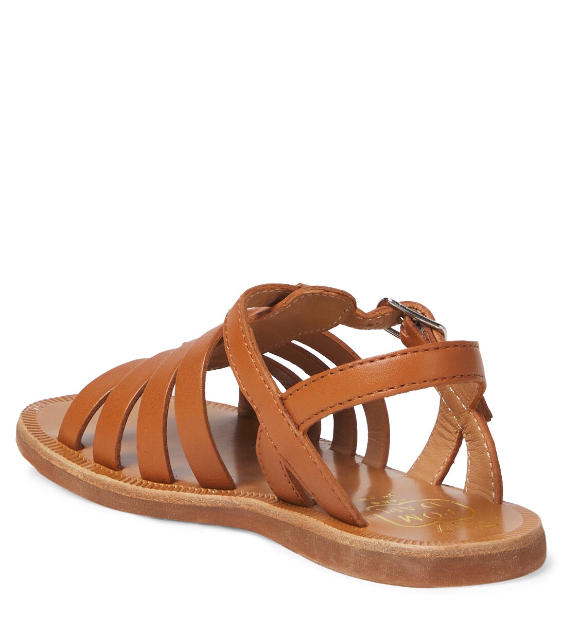 Plagette Strap leather sandals | Pom d'Api