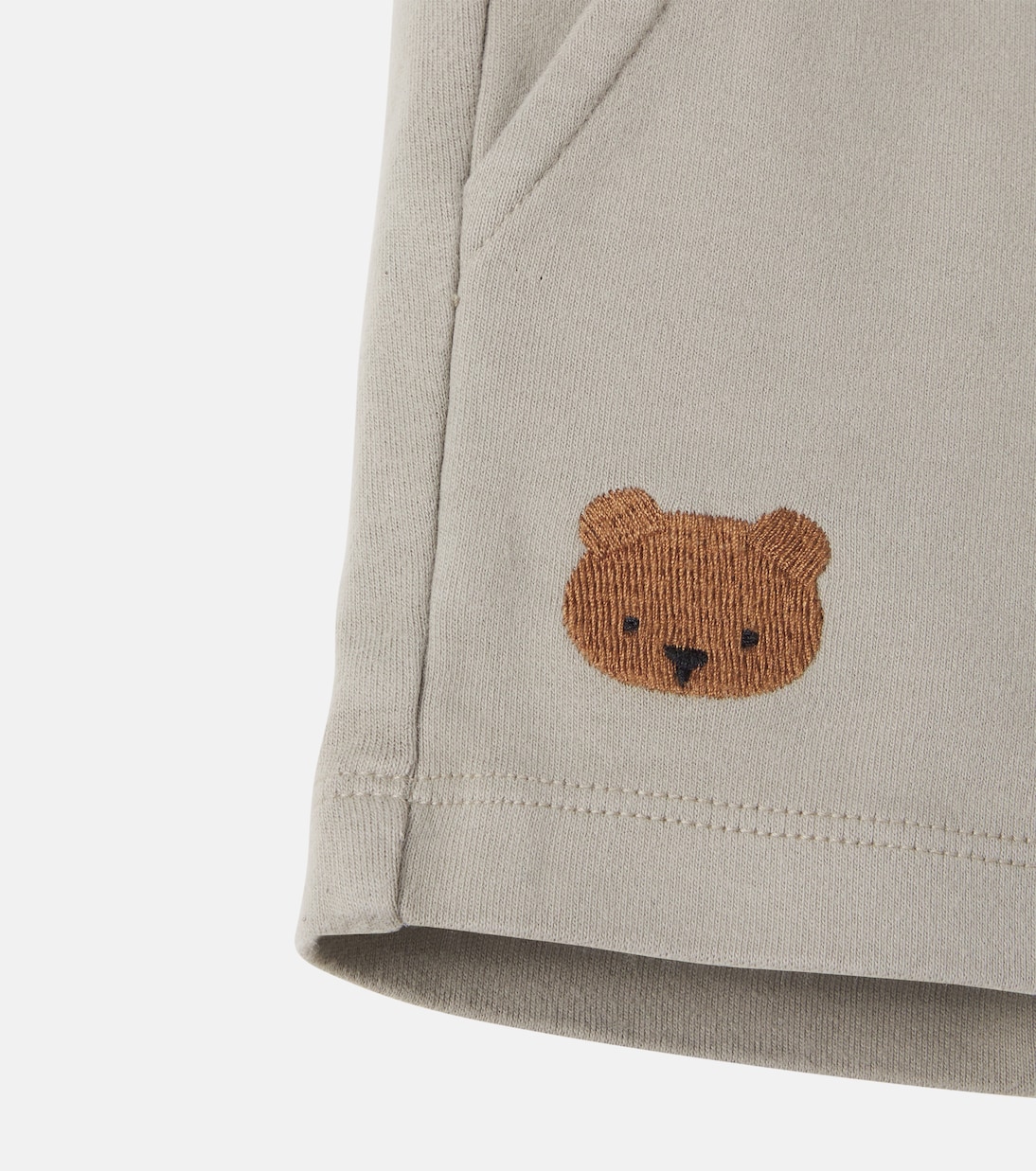 Ithri embroidered cotton jersey shorts | Donsje