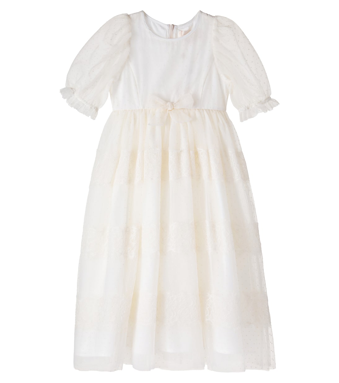 Bow-detail tulle dress | Petite Amalie  
