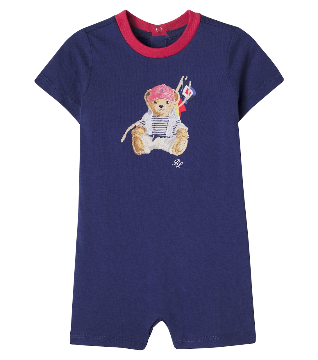 Baby Polo Bear printed cotton bodysuit | Polo Ralph Lauren Kids