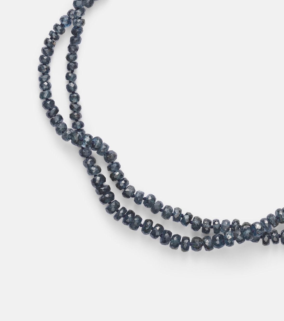 Collar con cuentas y cianitas | Ileana Makri