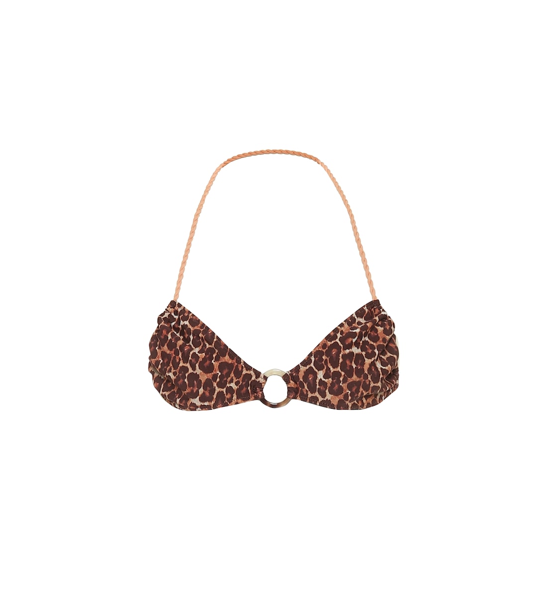 Top bikini Lira a stampa leopardo | Tropic of C