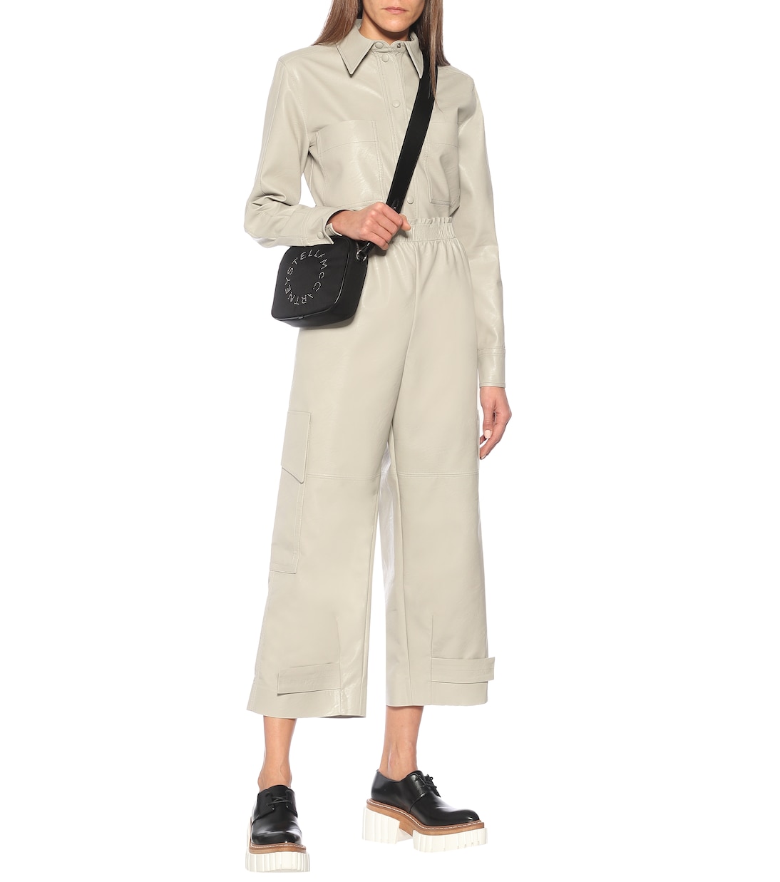 Sylvia faux leather cargo pants | Stella McCartney