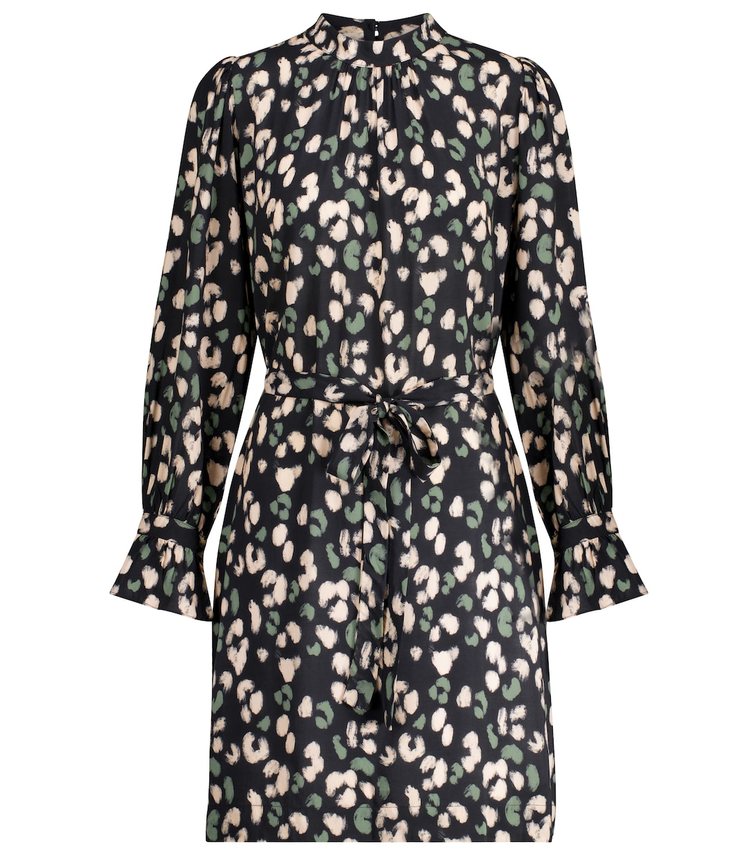 Gertrude leopard-print minidress | Velvet