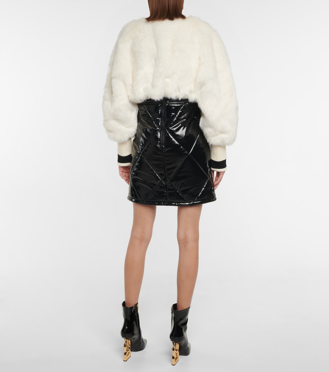 Minifalda de piel sintética | Dolce&Gabbana
