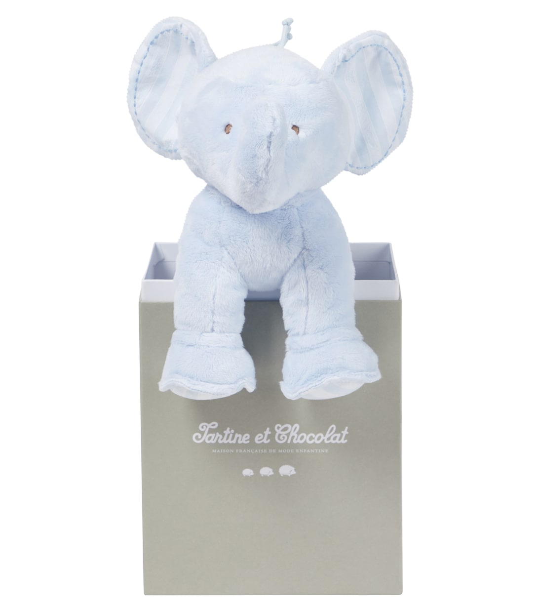 Baby Ferdinand the Elephant stuffed animal in blue Tartine Et Chocolat Mytheresa