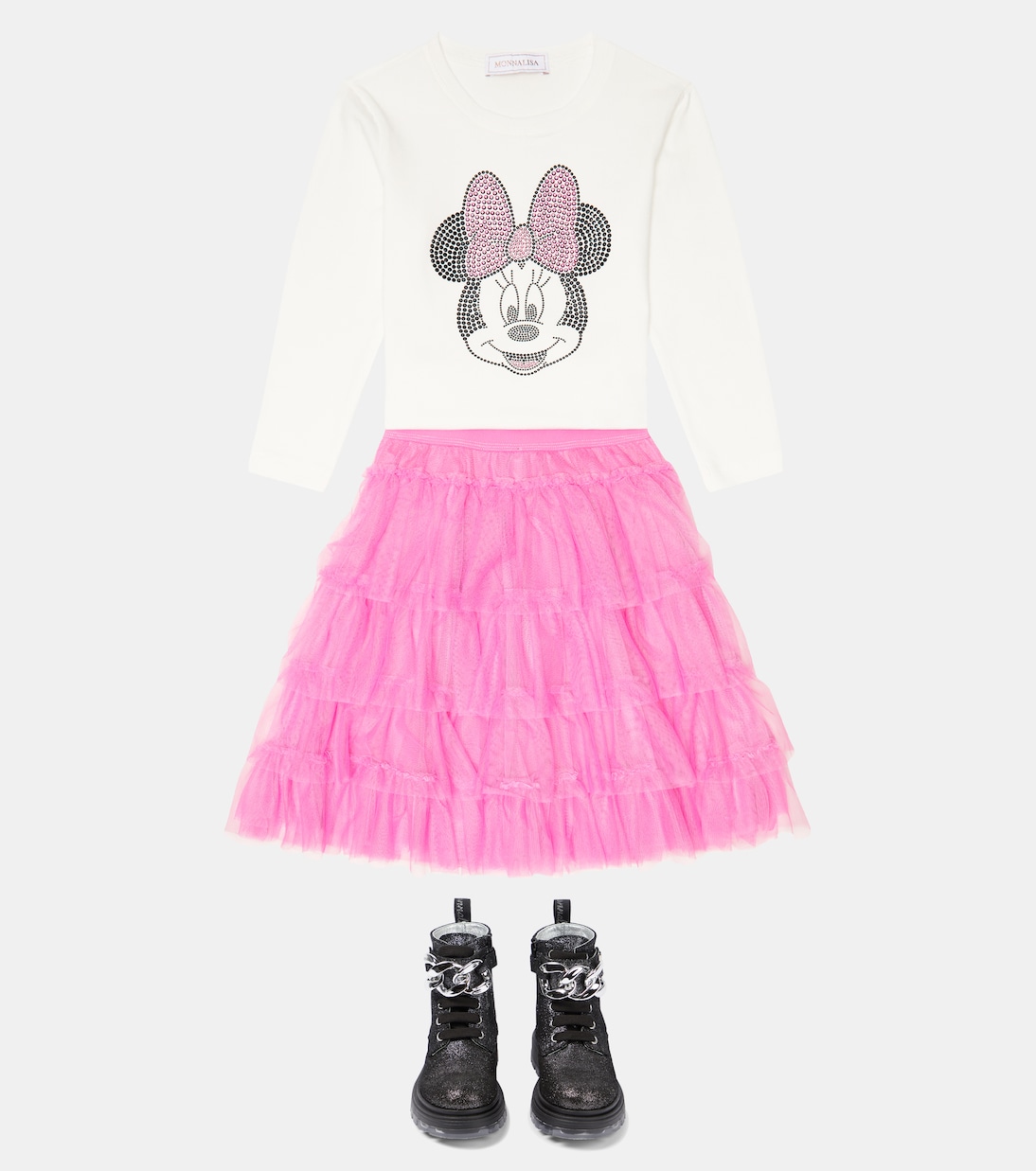 X Disney® Longsleeve aus einem Baumwollgemisch | Monnalisa