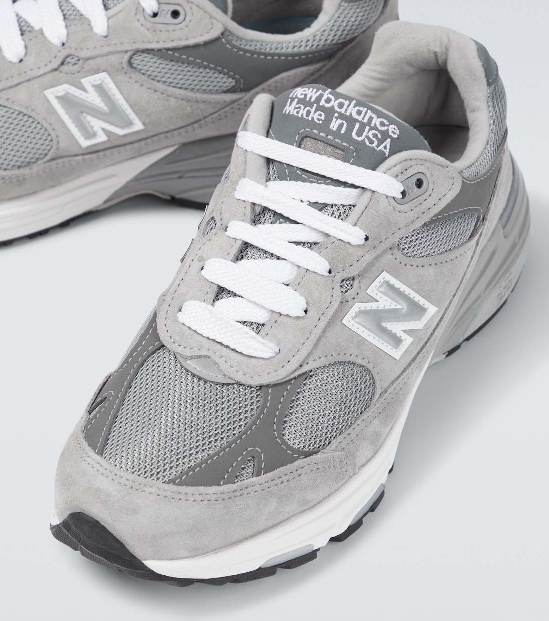 Made In USA 993 leather-trimmed sneakers | New Balance