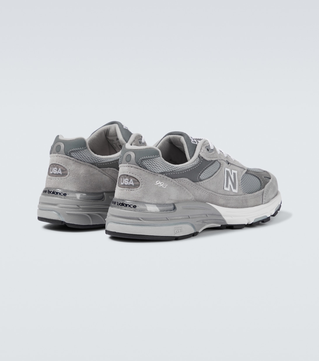 Made In USA 993 leather-trimmed sneakers | New Balance