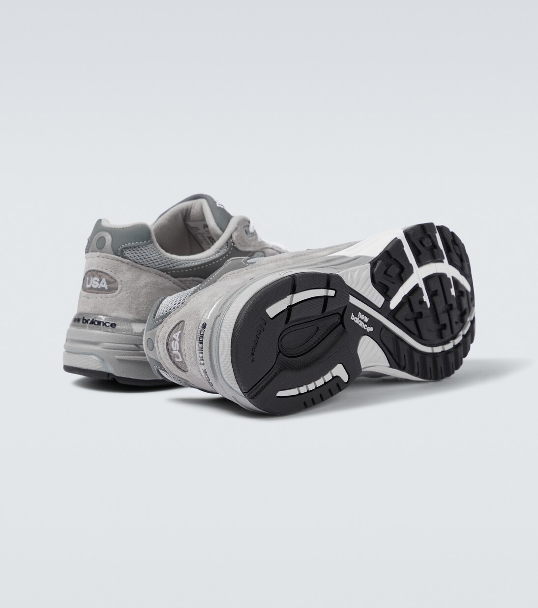Made In USA 993 leather-trimmed sneakers | New Balance