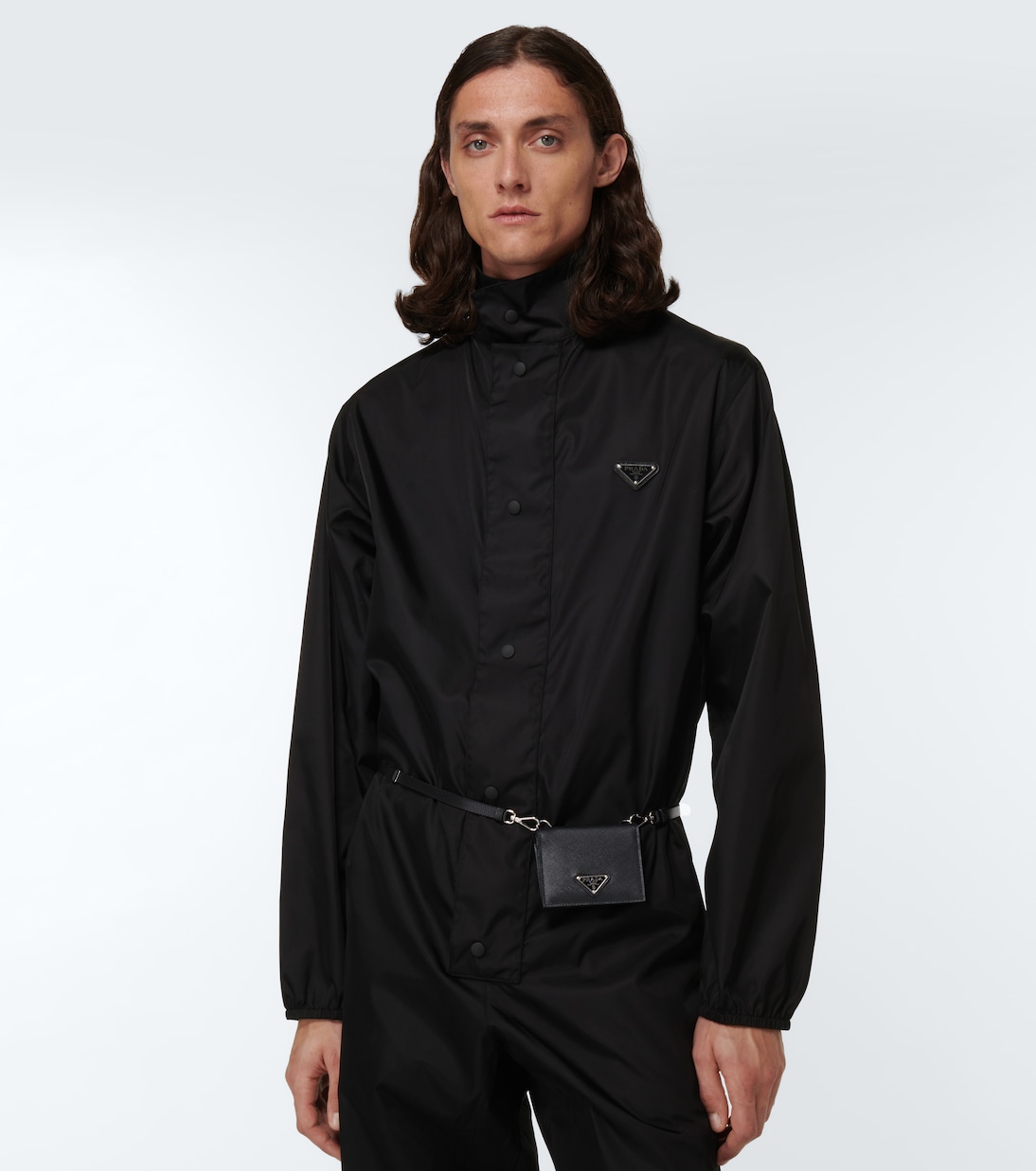 Etui mit Riemen aus Saffiano-Leder | Prada