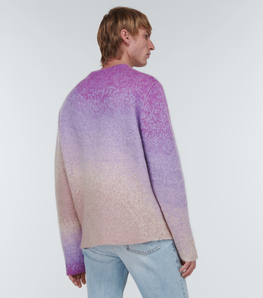 Gradient-effect mohair-blend sweater | ERL
