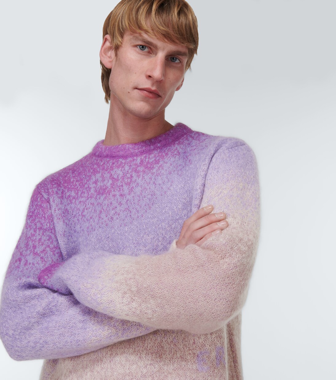Gradient-effect mohair-blend sweater | ERL