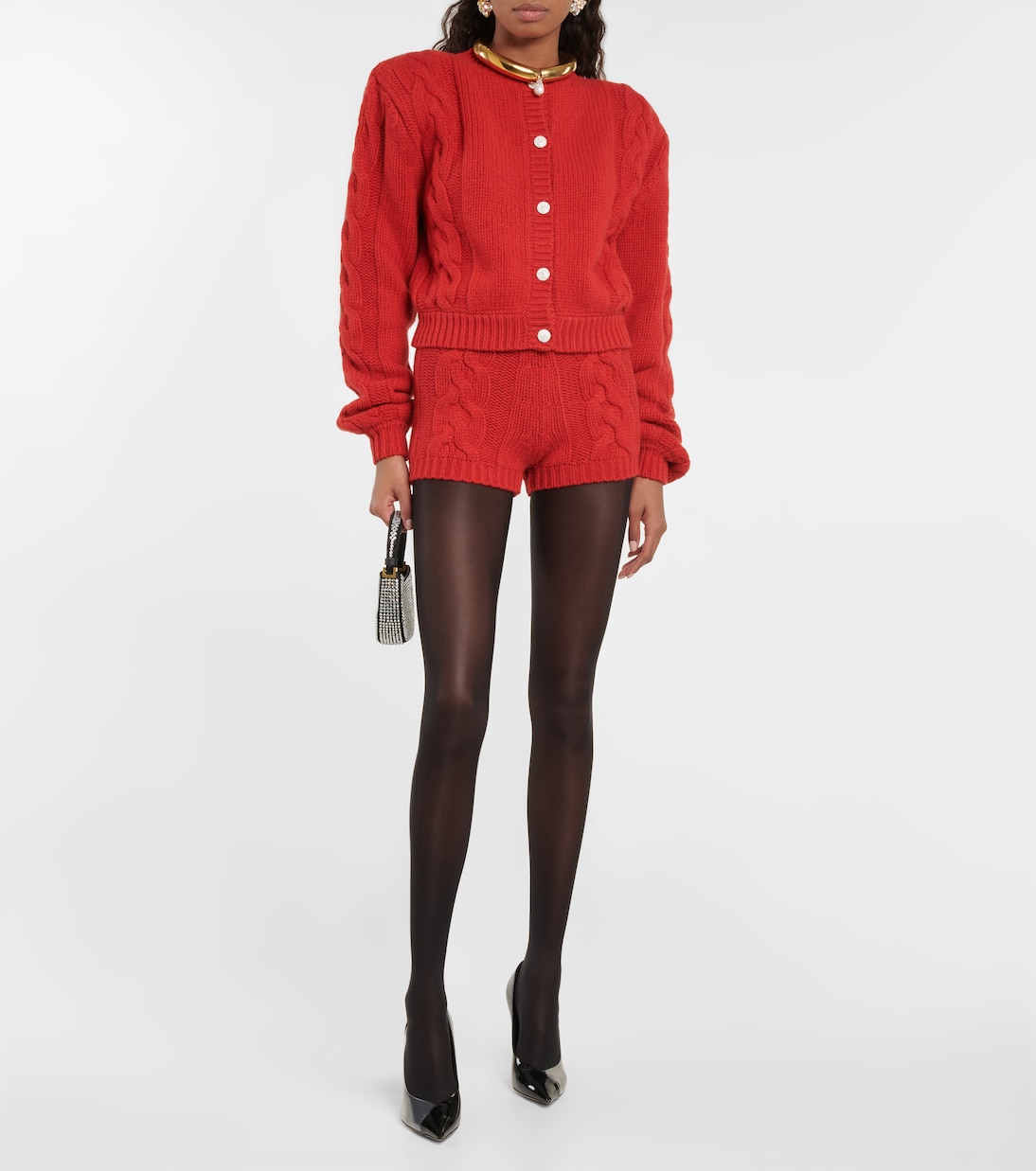 Shorts in cashmere a trecce | Magda Butrym