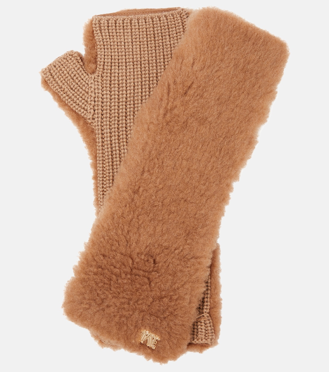 Manny fingerless teddy gloves | Max Mara