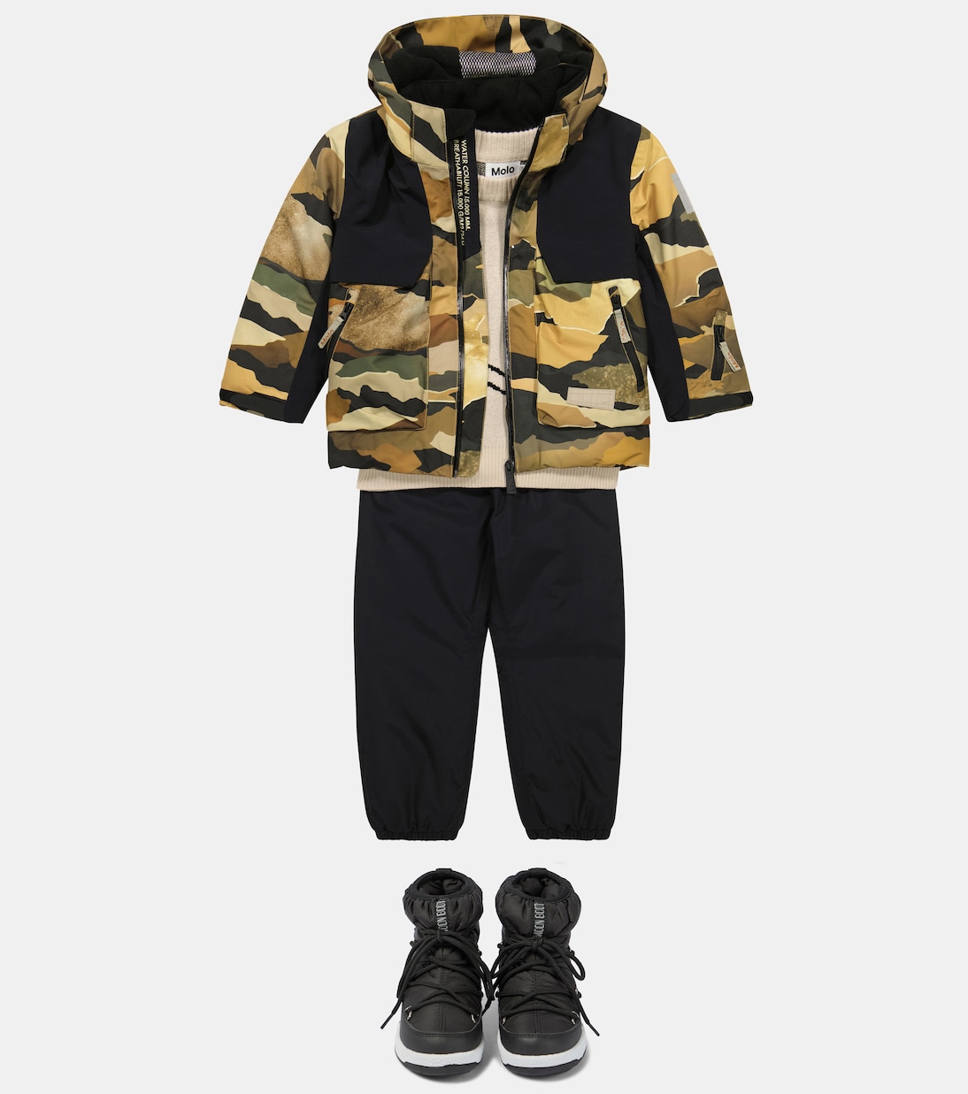 Alpine camouflage ski jacket | Molo