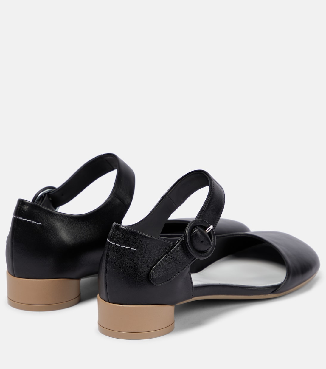 Leather ballet flats | MM6 Maison Margiela