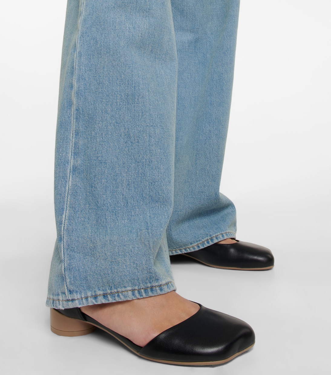 Leather ballet flats | MM6 Maison Margiela