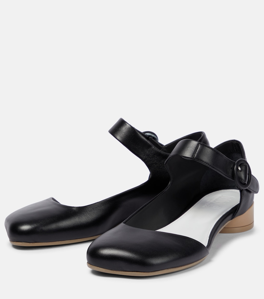 Leather ballet flats | MM6 Maison Margiela