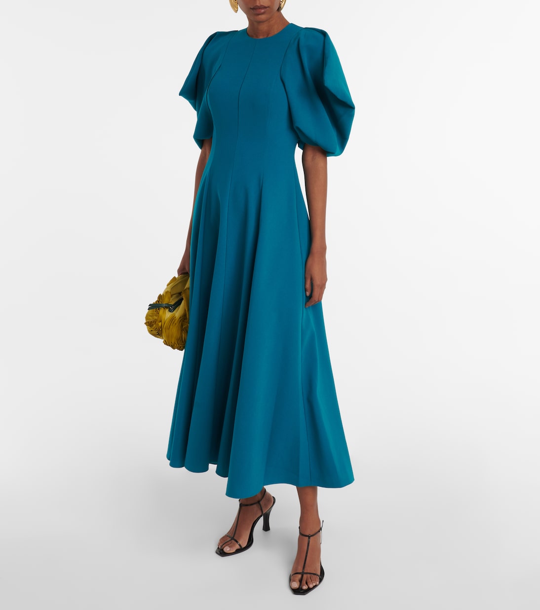 Pleated midi dress | Roksanda