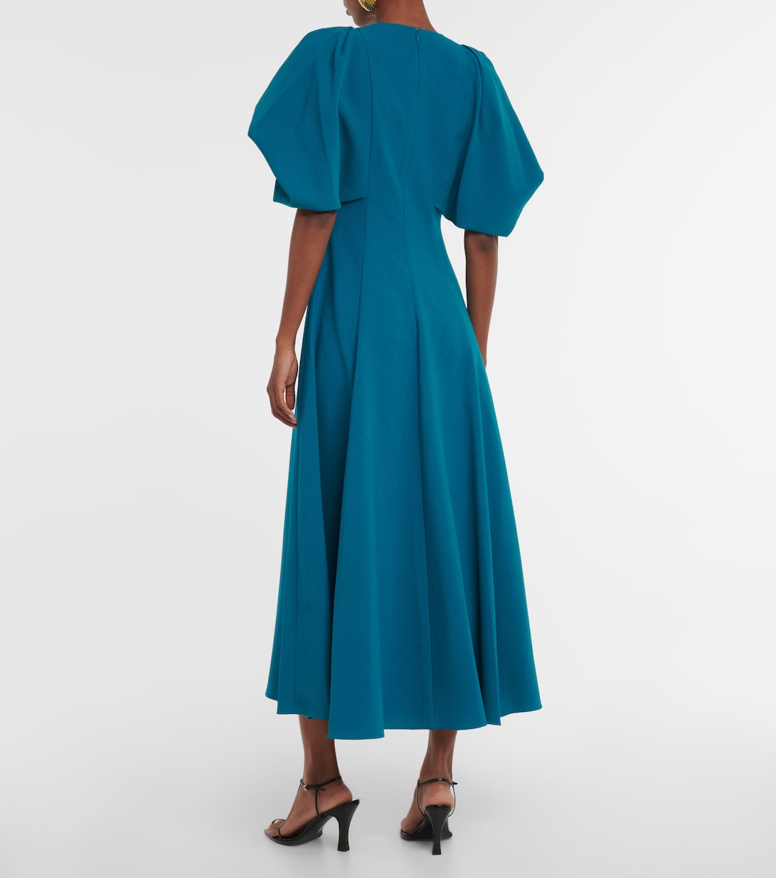 Pleated midi dress | Roksanda