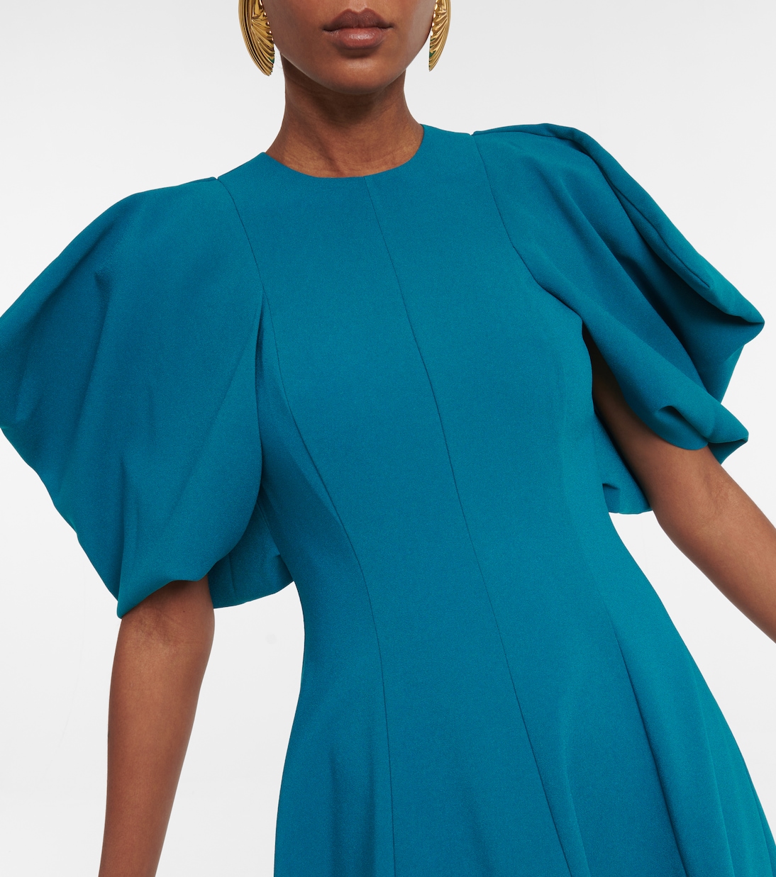 Pleated midi dress | Roksanda