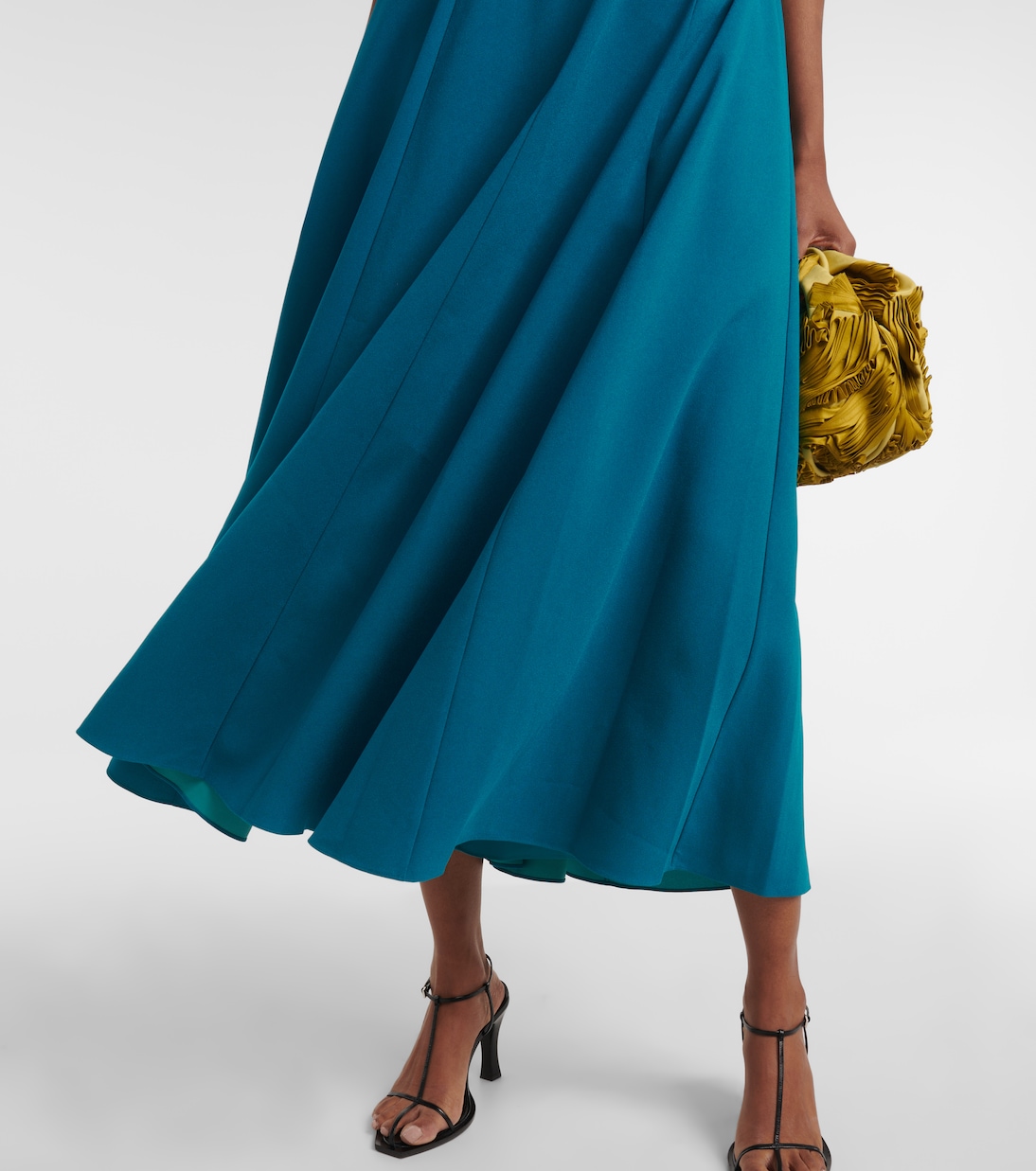 Pleated midi dress | Roksanda