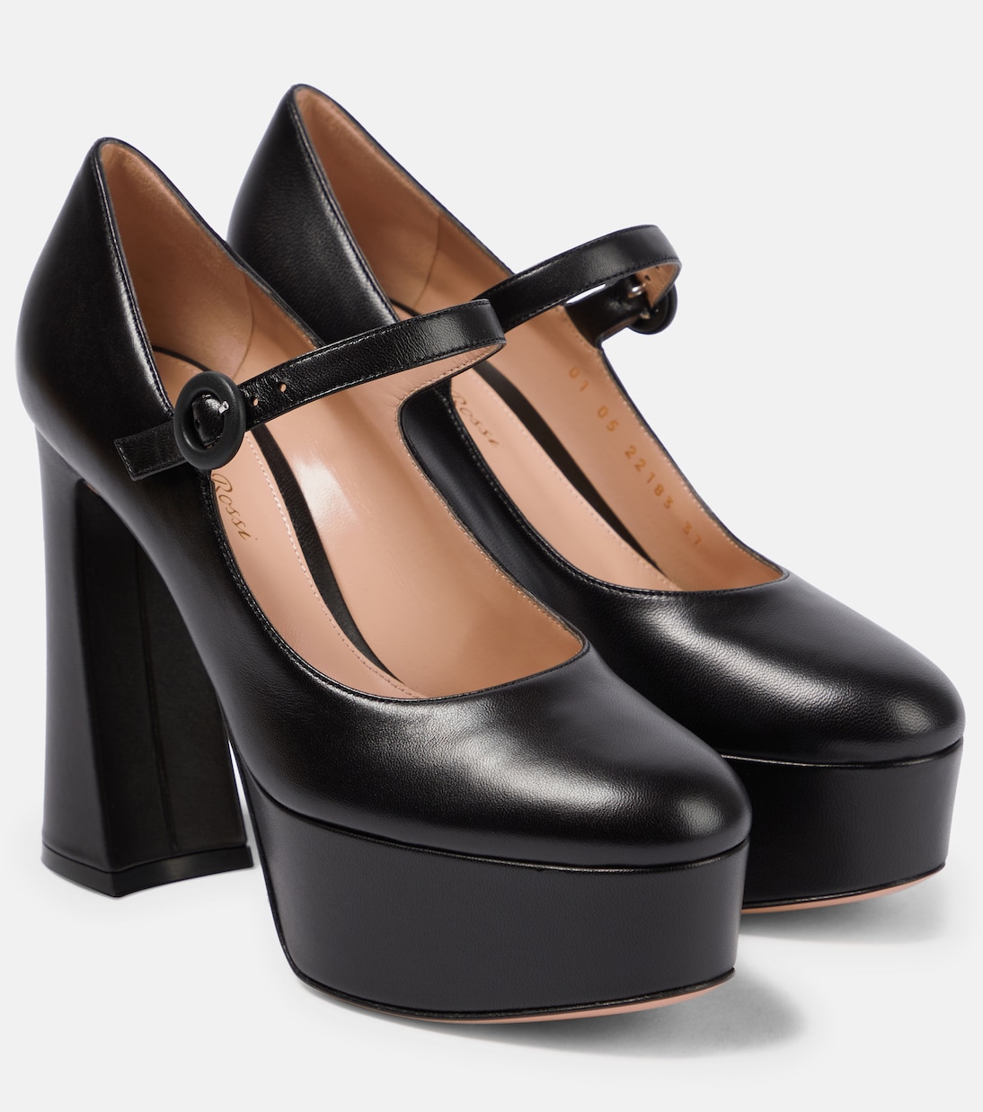 Mary Jane leather platform pumps | Gianvito Rossi