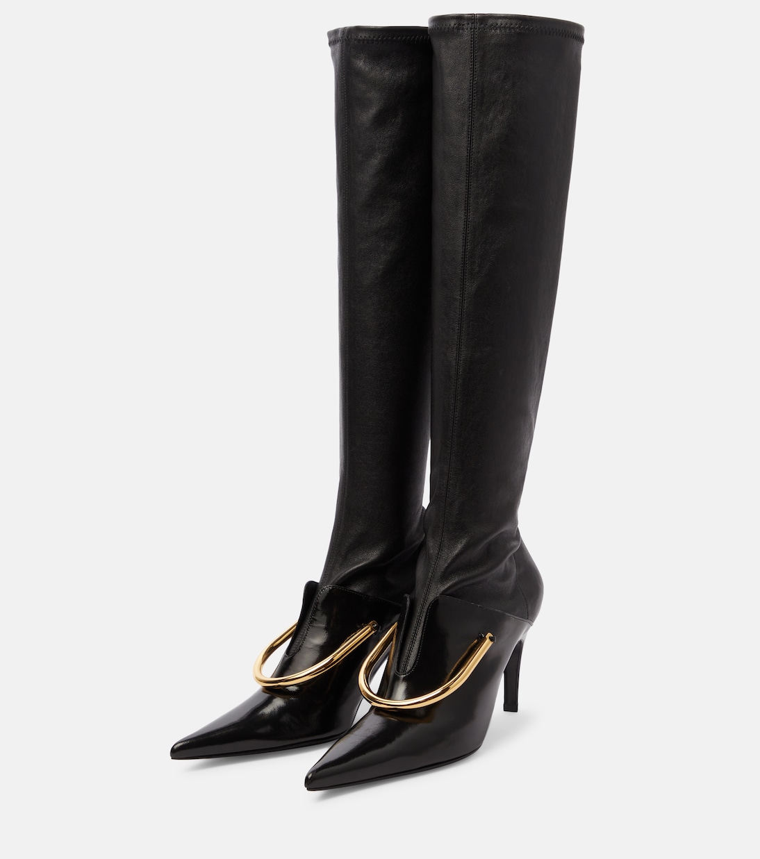 Bottes en cuir à ornements | Jil Sander