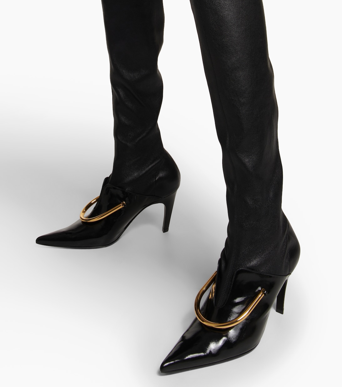 Bottes en cuir à ornements | Jil Sander